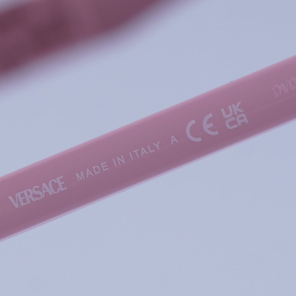 Versace VE3352U 5452 Eyeglasses Pink Bubble Gum 53mm Cat Eye Frame - Picture 8 of 10